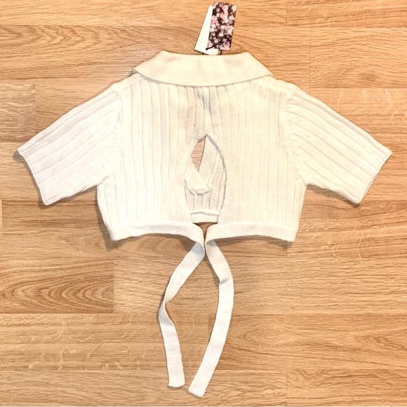 NWT Knit Collard Top Size Small - Picture 2 of 4